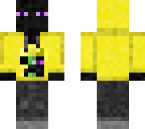 enderman in yellow hoodie