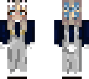 fluffy collared bunny girl |hair not mine|