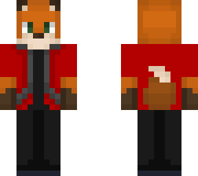 fox in red jacket