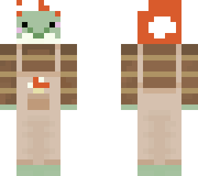 frog maid outfit underneath