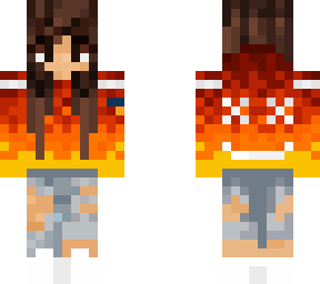 girl w/fire horns