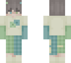 green and blue casual