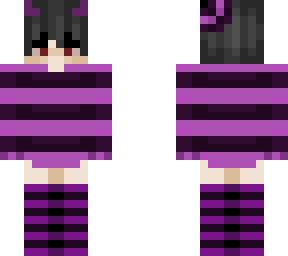 halloween purple devil girl