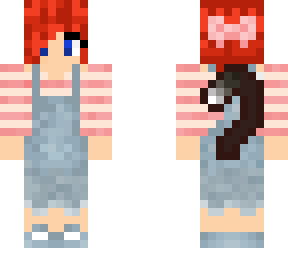 hannah with short red hair an no ears