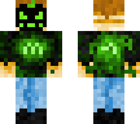 masked halloween boy
