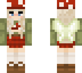 mushroom fairy with blonder hair