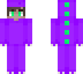 purple dino onesie
