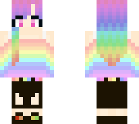 rainbow girl