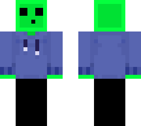 slime in hoodie