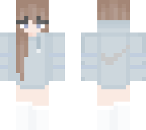 soft blue girl