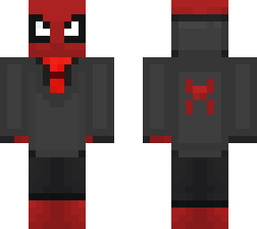 spider-man with hoodie with shorter hood no face under mask