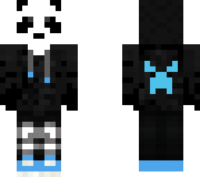 blue gamer panda (with special effects)