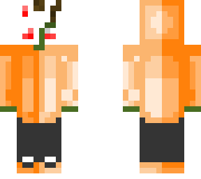 bunny mask (orange and light orange but zombie)