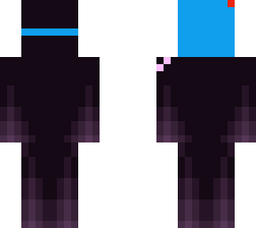 crazy blue enderman skin