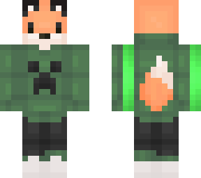 creeper hoodie fox