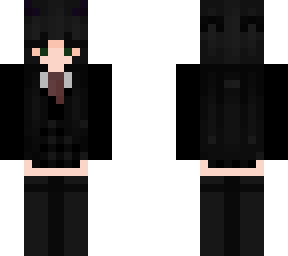 dark skirt outfit