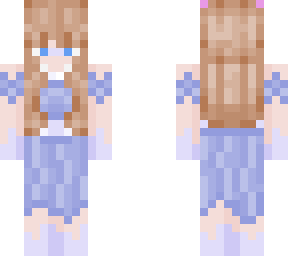 light blue axolotls girl