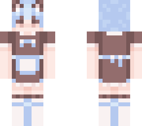 pastel blue uwu cat boy