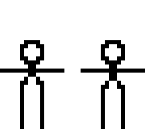 stickman with ridiculously long limbs