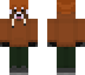 the redpanda the environment brown & green