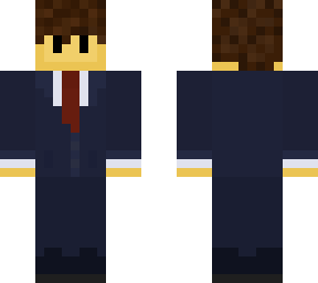 adyan's yellow blocky skin with tuxedo for myself with hair