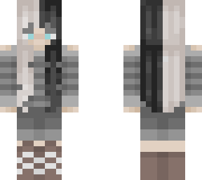 black and white casual