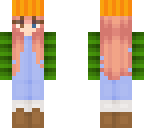 bloom outfit / pumpkin hat