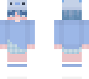 blue axolotl boy