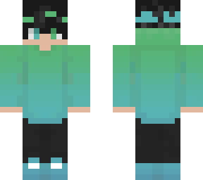 blue green fade