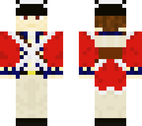 blue outlined british soldier
