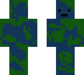 boy turning into creeper