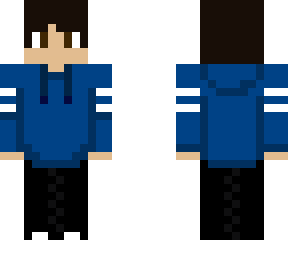 boy with blue hoodie
