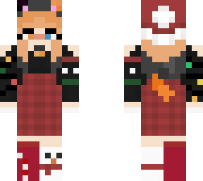 christmas cat girl