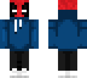 deadpool blue hoodie