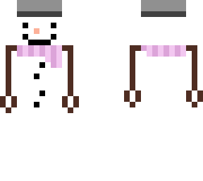early christmas snowman