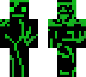 green and black guy