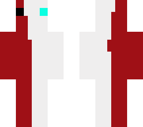 half red half white