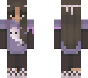 halloweenie skin w cancer awareness ribbon