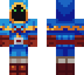 minecraft dungeons (eyes green)
