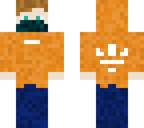 orange adidas hoodie with mask