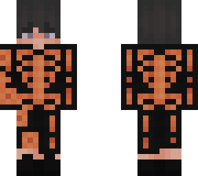 orange skeleton boy