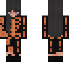 orange skeleton girl
