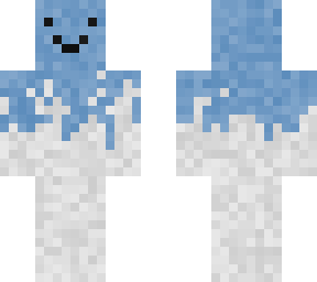 paint-on face (white)(blue)