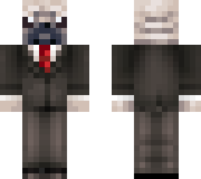 pug red tie