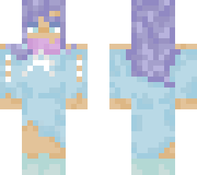 purple haired pastel girl (it looks bad in mc) .-.