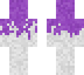 purple on white