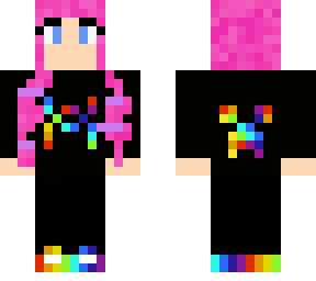 rainbow girl effects