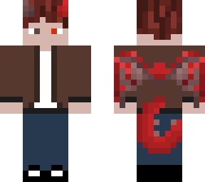 red dragon boy with leather jacket