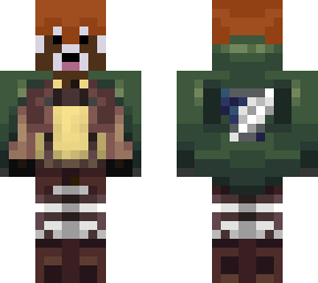 red panda aot scout regiment