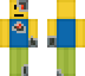 robot noob halloween skin